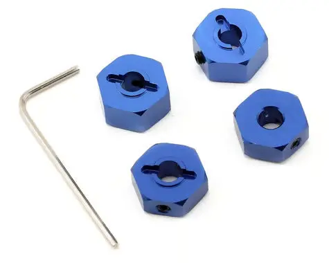 St Racing Concepts 14Mm Aluminum Wheel Hex For Traxxas Stampede (Blue) (4) 1