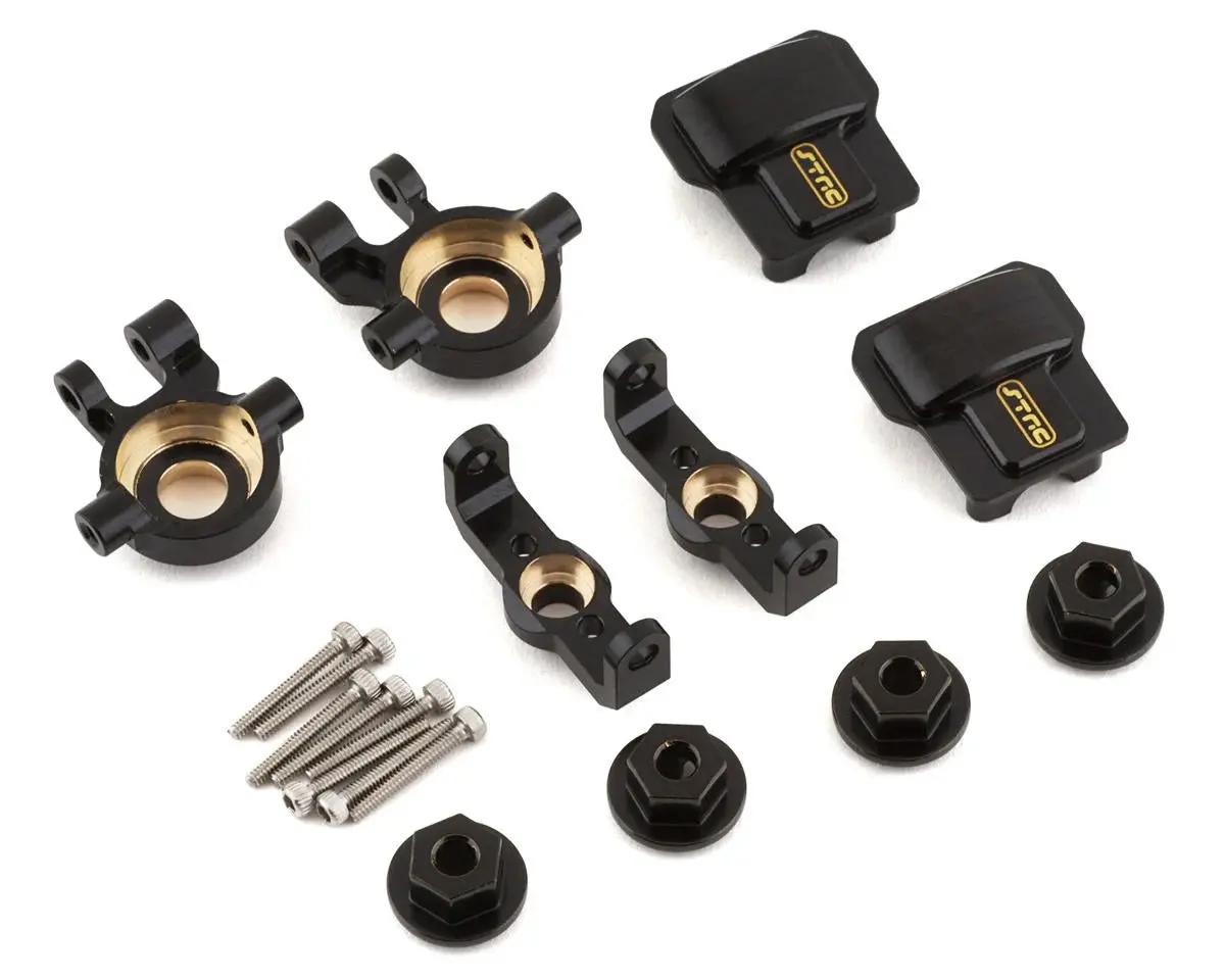 St Racing Concepts Brass Upgrade Essentials Combo For Traxxas Trx-4M (Black) (44G) 1