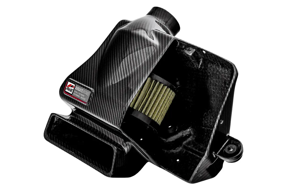 Awe Airgate™ Carbon Intake For Audi / Vw Mqb (1.8T / 2.0T) - Without Lid 1