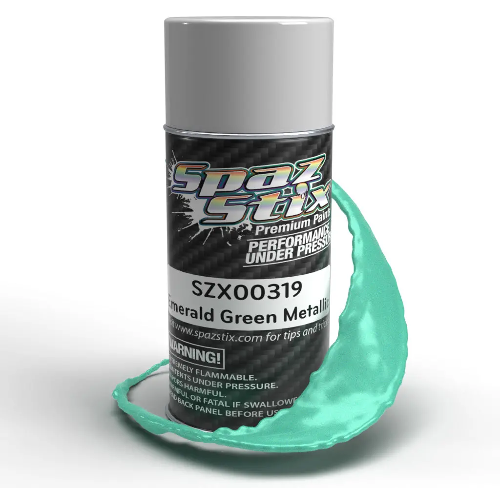 Emerald Green Metallic Aerosol Paint, 3.5Oz Can 1