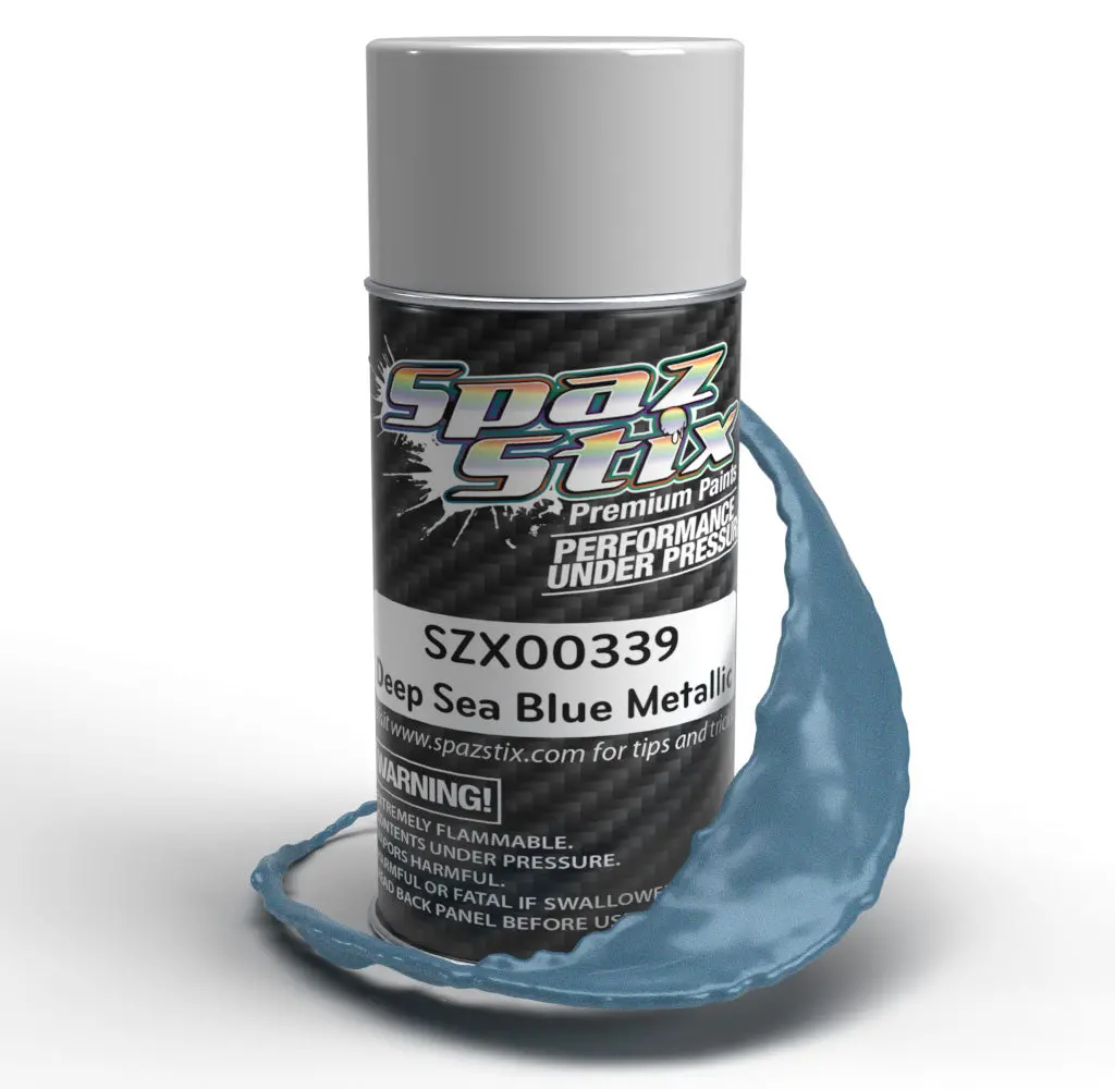 Deep Sea Blue Metallic Aerosol Paint, 3.5Oz Can 1