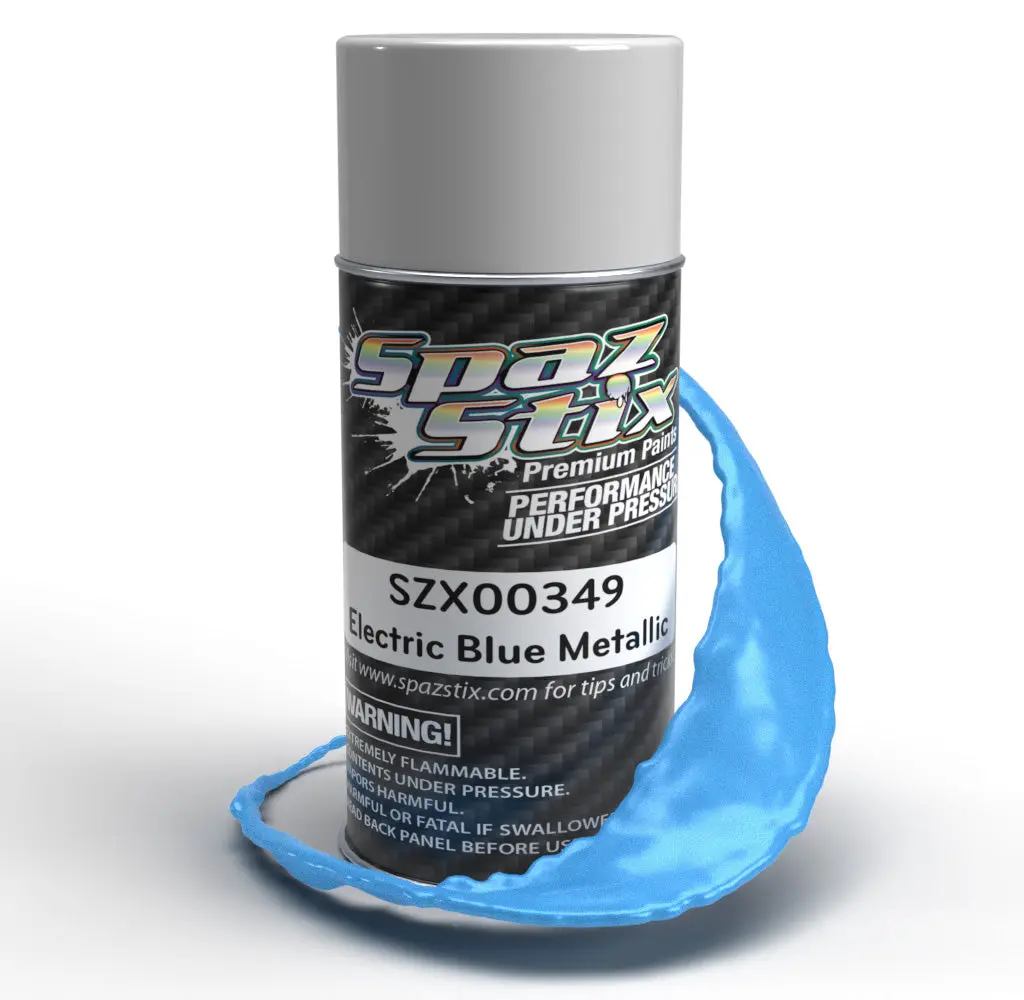 Electric Blue Metallic Aerosol Paint, 3.5Oz Can 1