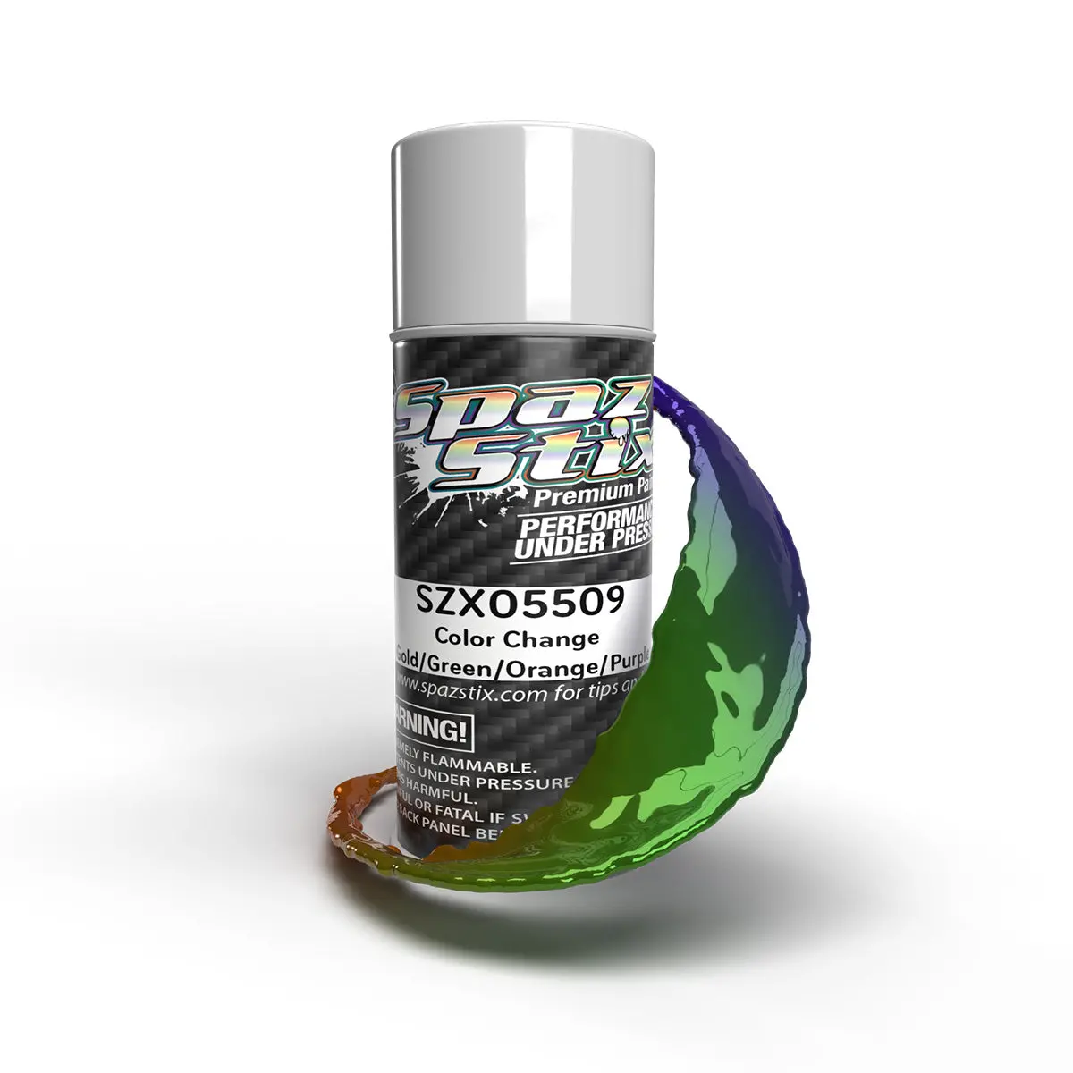 Color Change Aerosol Paint, Gold/Green/Orange/Purple, 3.5Oz Can 1