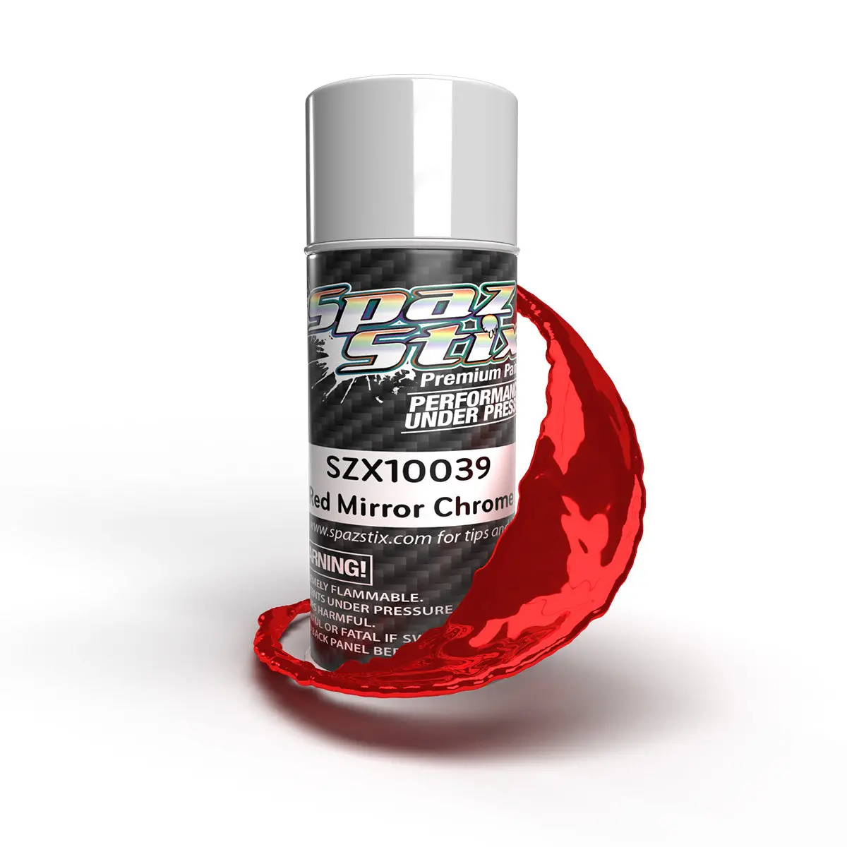 Red Mirror Chrome Aerosol Paint, 3.5Oz Can 1
