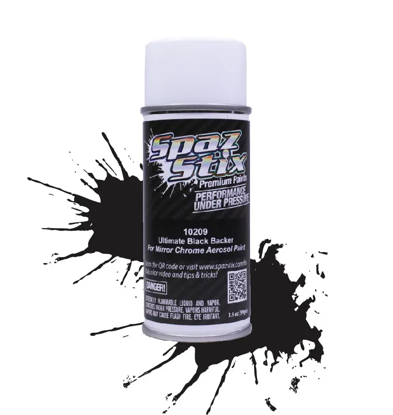Ultimate Black Backer For Mirror Chrome, Aerosol, 3.5Oz Can 1