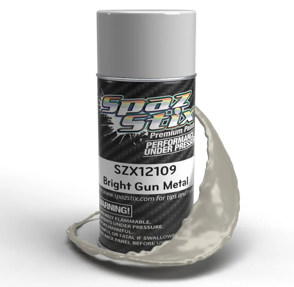 Bright Gun Metal Aerosol Paint, 3.5Oz Can 1