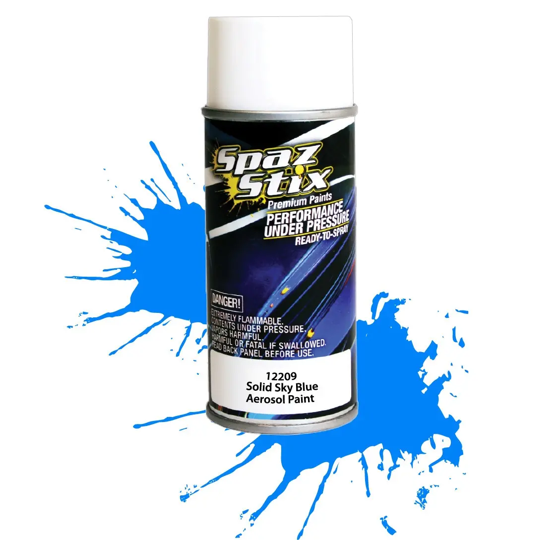 Solid Sky Blue Aerosol 1