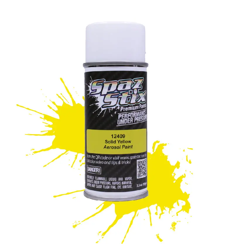 Solid Yellow Aerosol Paint 1
