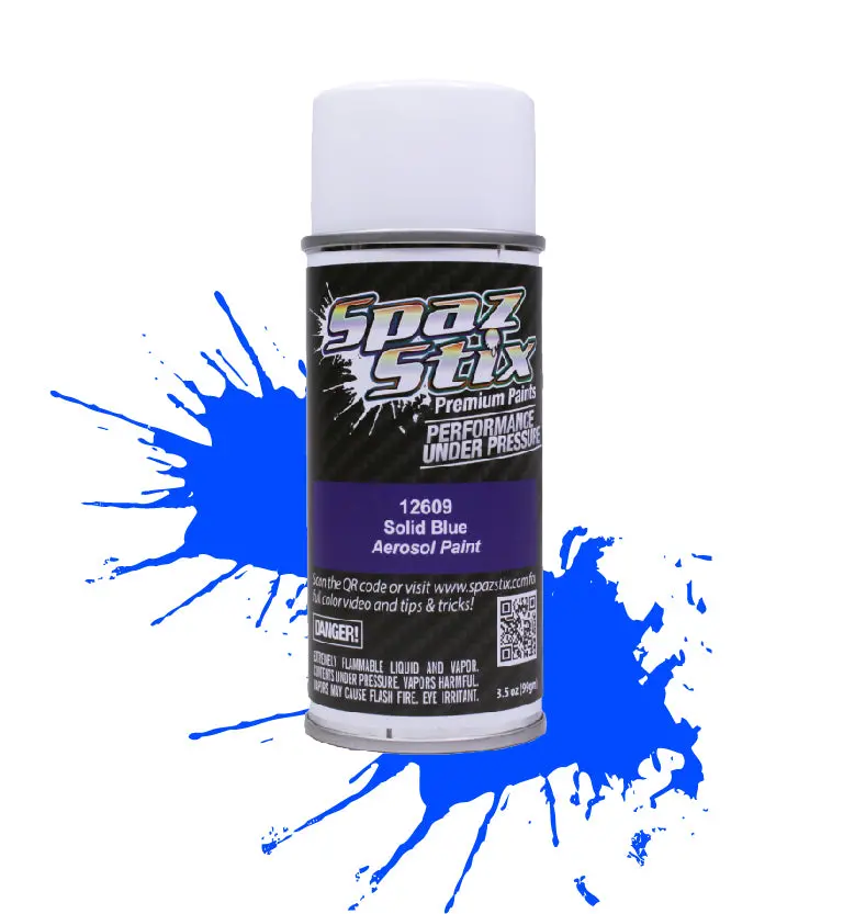 Solid Blue Aerosol Paint 3.5Oz 1