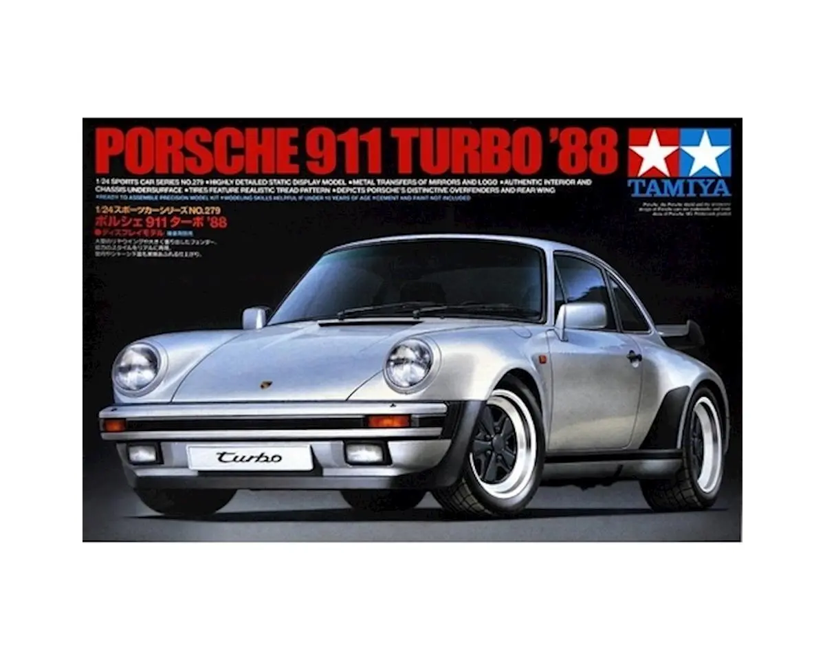 1/24 '88 Porsche 911 Turbo Plastic Model 1