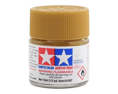 Tamiya X-12 Gold Leaf Gloss Finish Acrylic Paint (23Ml) 1