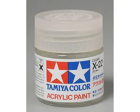 Tamiya X-22 Clear Gloss Acrylic Paint (23Ml) 1