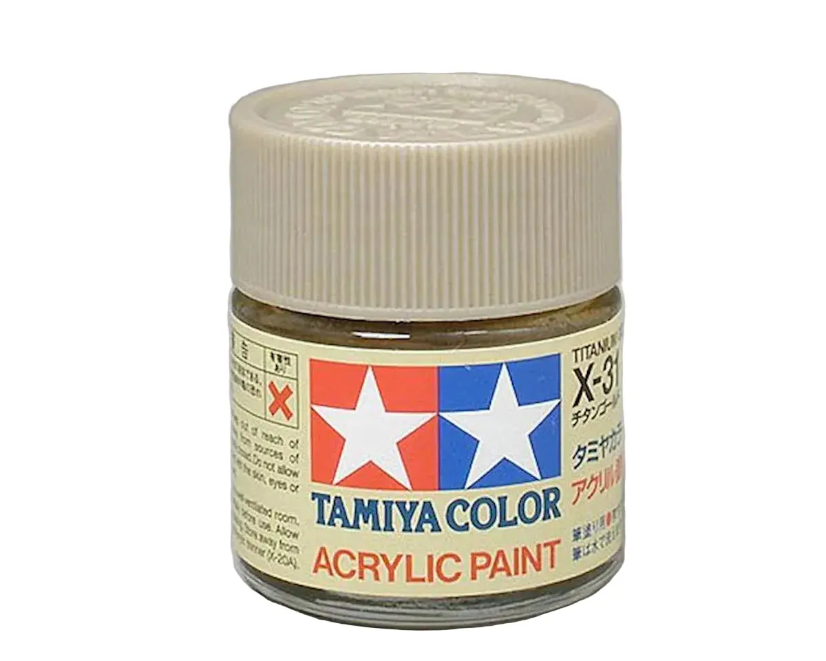 Tamiya Acrylic X31 Titanium Gold Tam81031 1