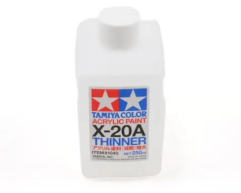 Tamiya X-20A Acrylic/Poly Paint Thinner (250Ml) 1