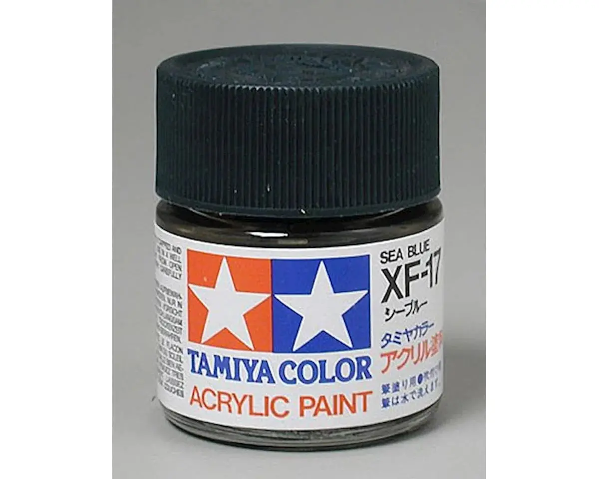 Tamiya Xf-17 Flat Sea Blue Acrylic Paint (23Ml) 1