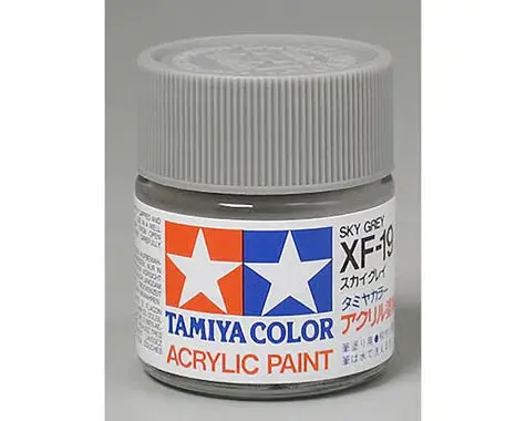 Tamiya Xf-19 Flat Sky Grey Acrylic Paint (23Ml) 1