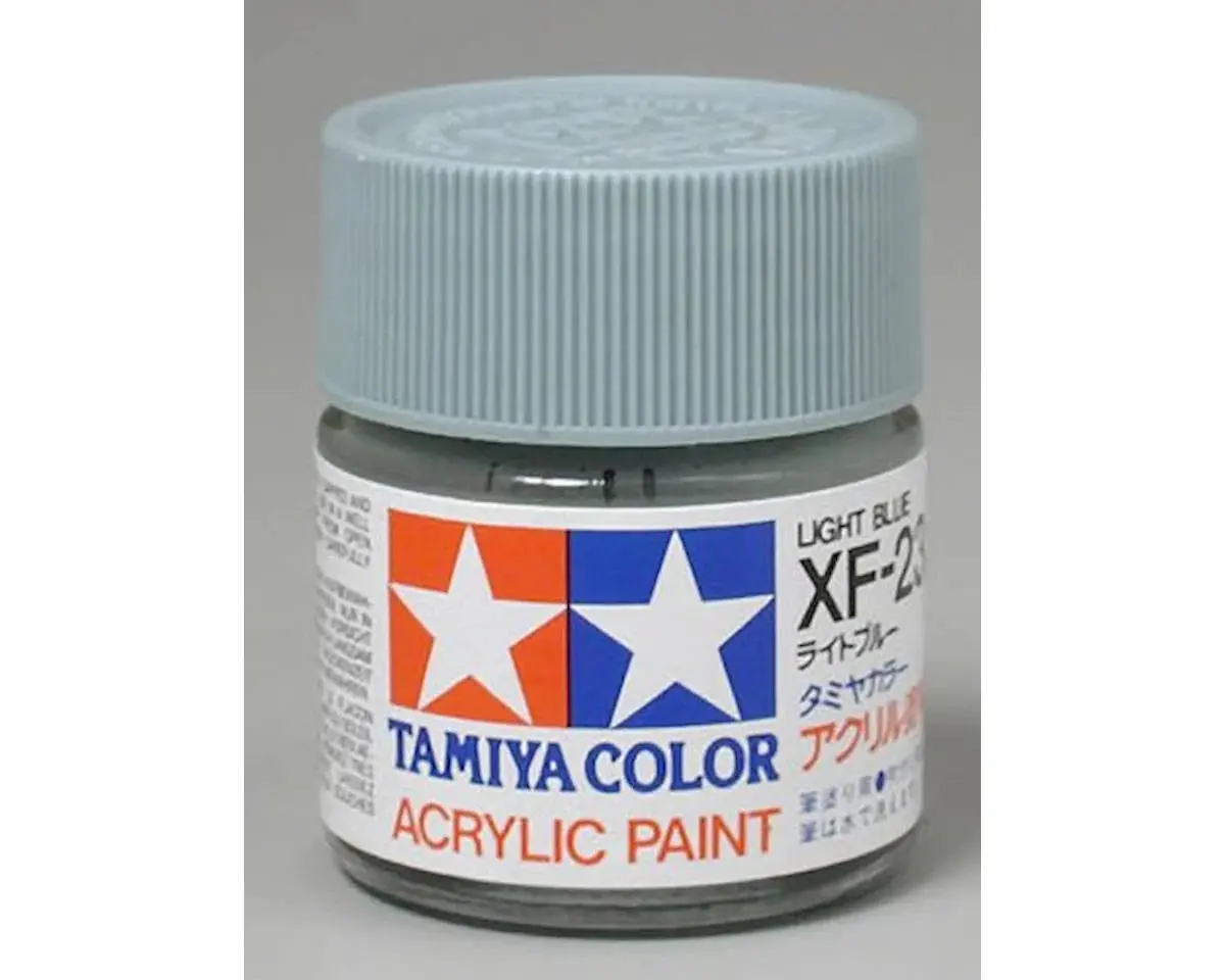 Tamiya Xf-23 Flat Light Blue Acrylic Paint (23Ml) 1