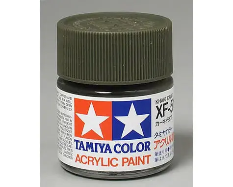 Tamiya Xf-51 Flat Khaki Drab Acrylic Paint (23Ml) 1