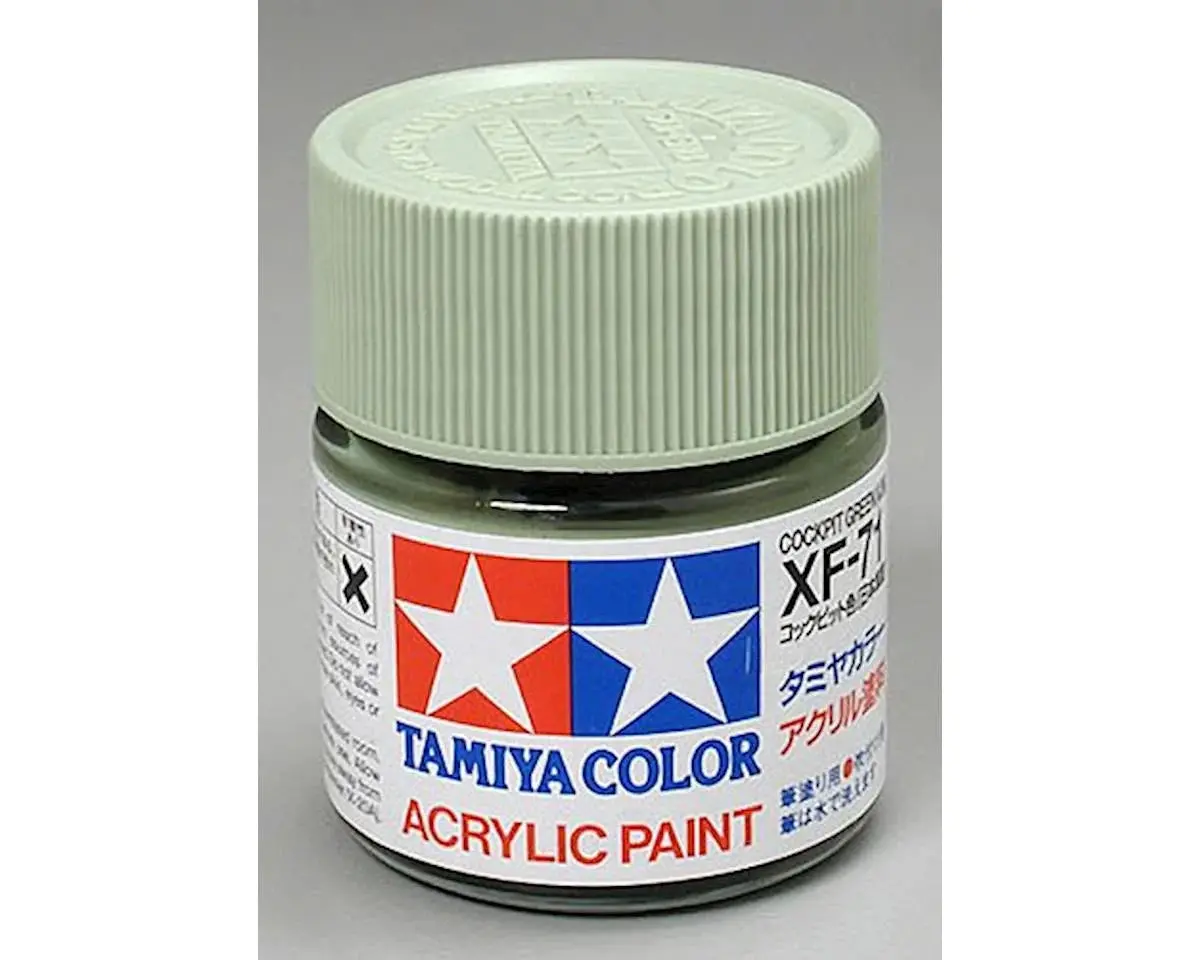 Tamiya Acrylic Xf71 Cockpit Green Acrylic Paint (23Ml) 1