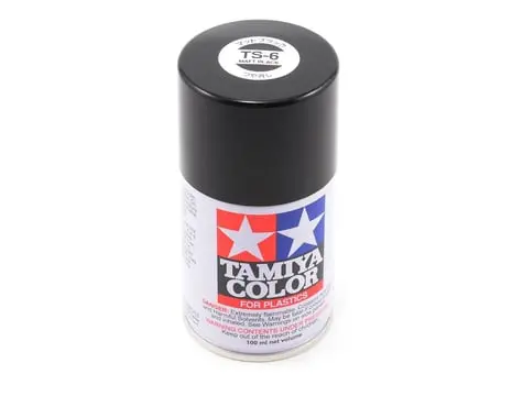 Tamiya Ts-6 Matte Black Lacquer Spray Paint (100Ml) 1