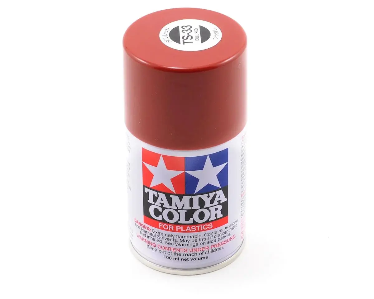 Tamiya Ts-33 Dull Red Lacquer Spray Paint 1