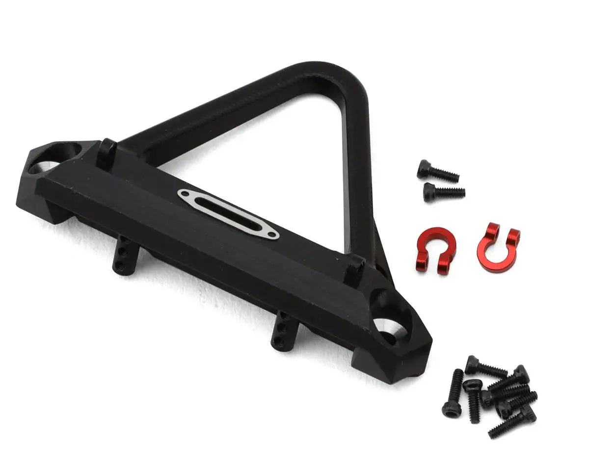Treal Hobby Axial Scx24 Aluminum Stinger Front Bumper W/Shackle (Black) (Gladiator) 1