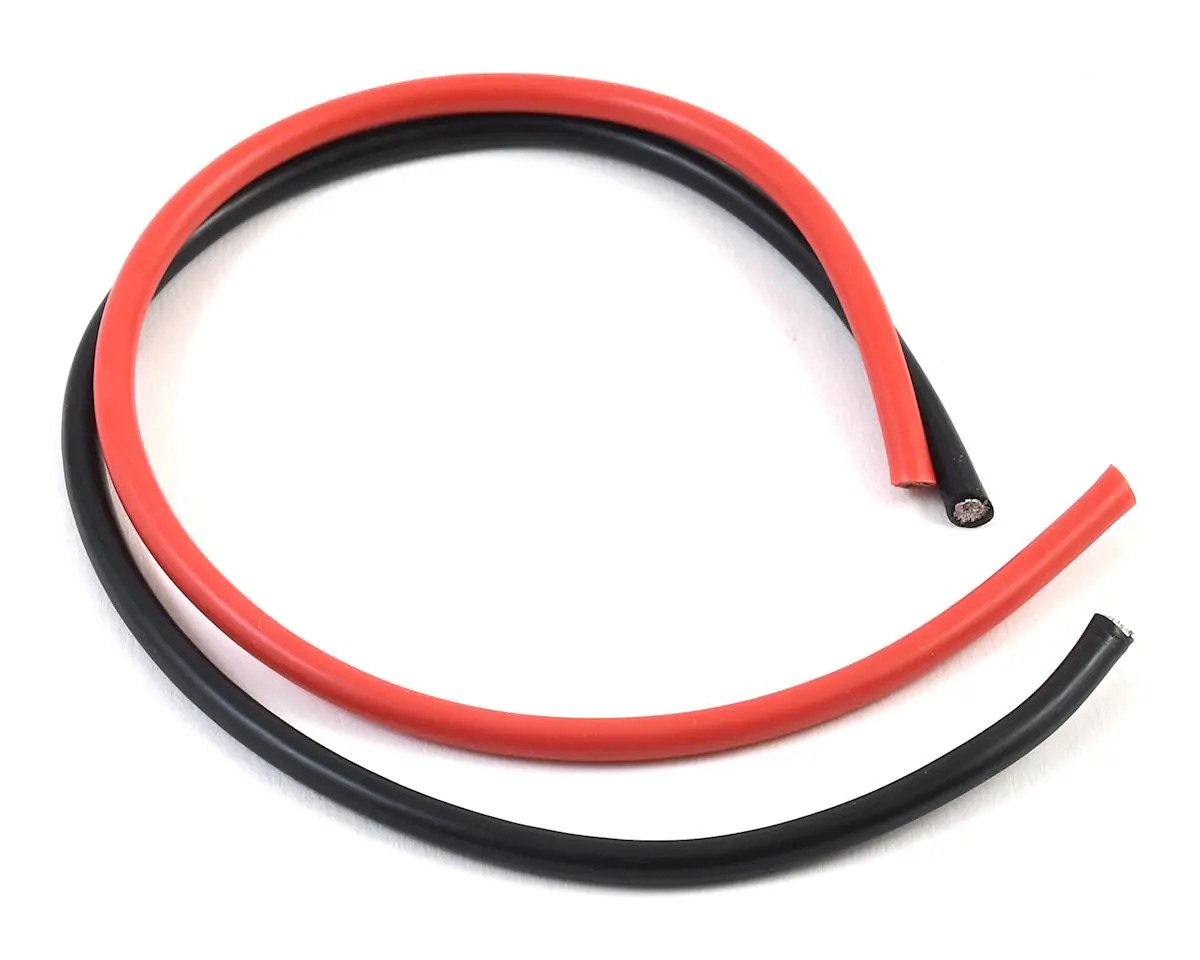 Tq Wire Silicone Wire Kit (Black & Red) (1' Each) (10Awg) 1
