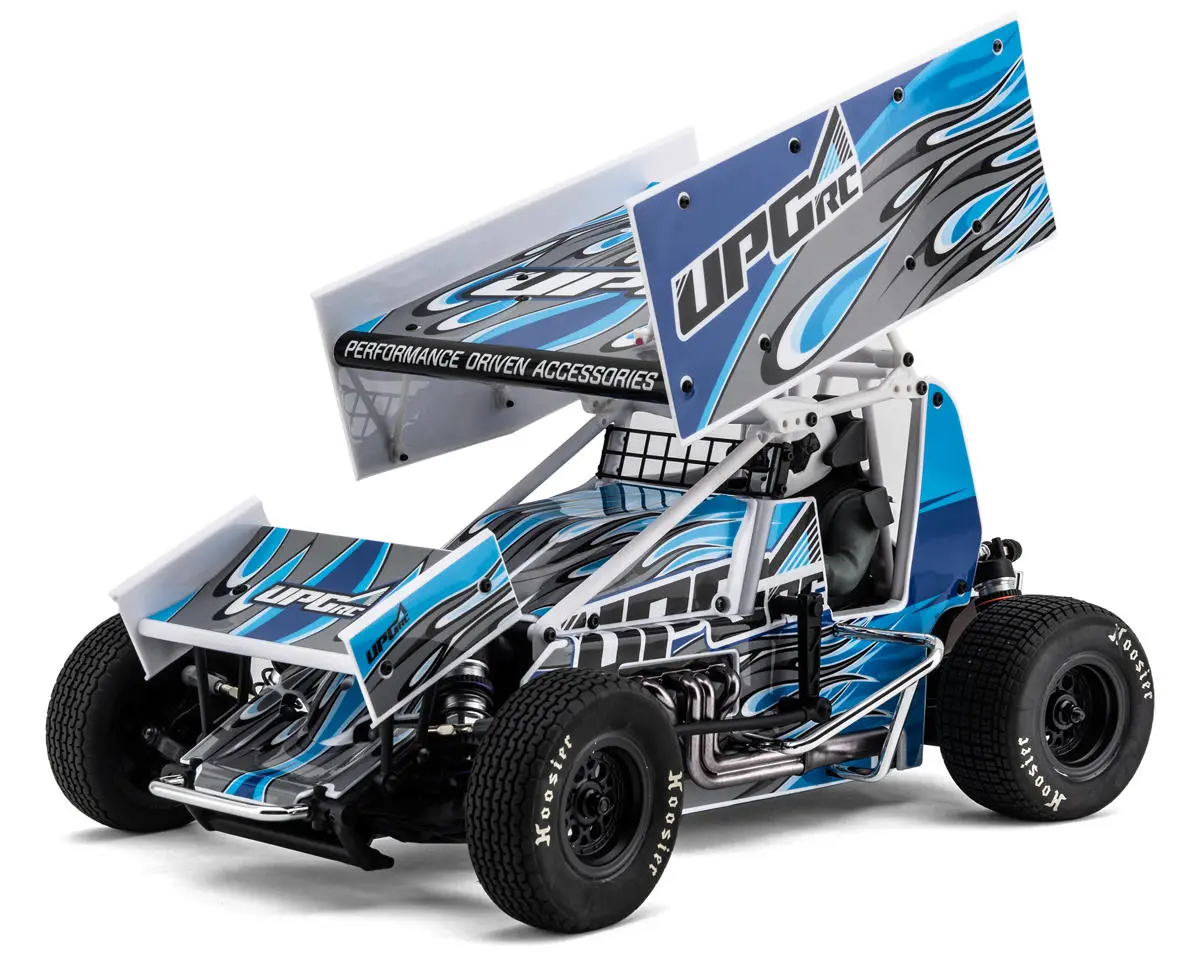 Upgrade Rc "Flame" Graphic Set For Losi® 22S™ Sprint Car (Blue) 1