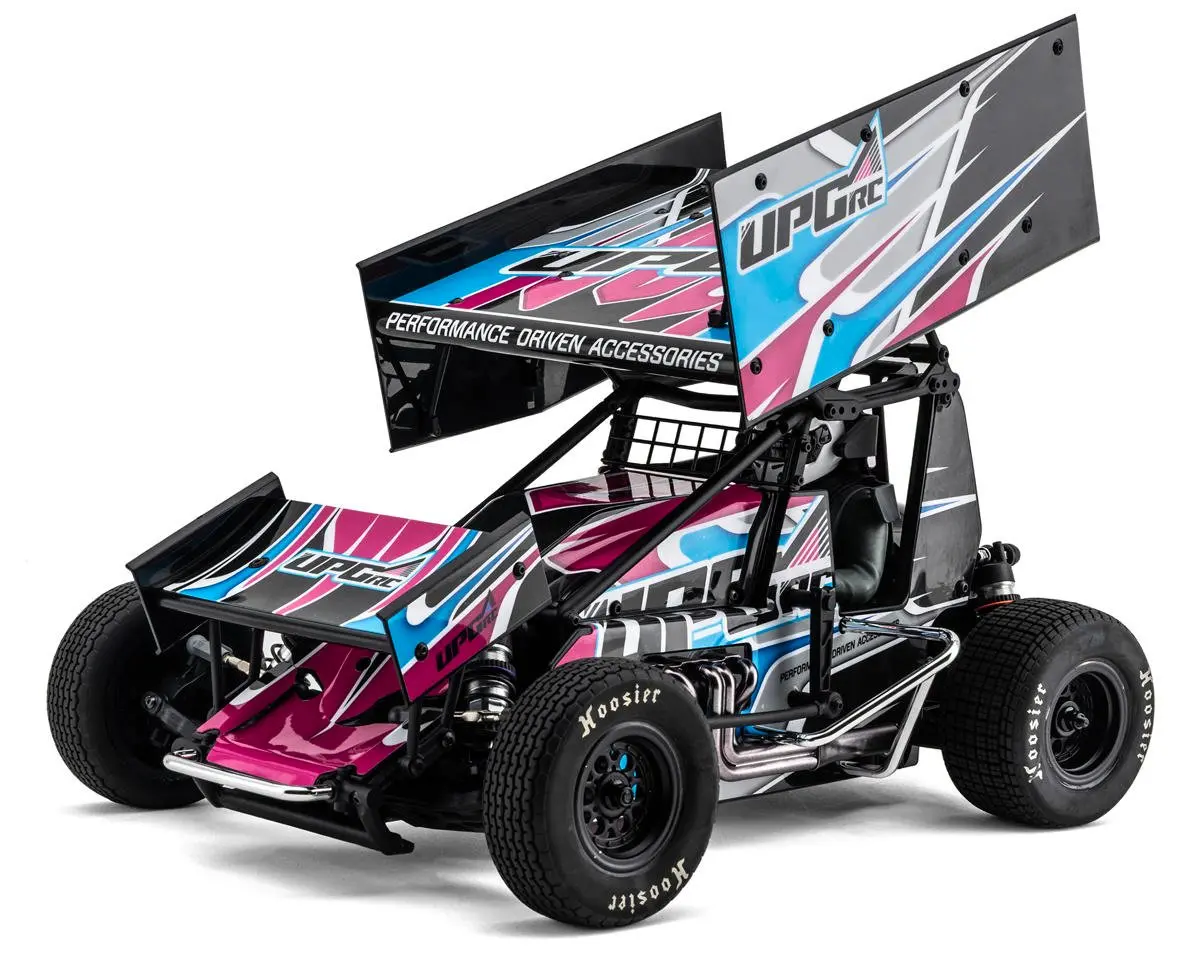 Upgrade Rc "Velocity" Graphic Set For Losi® 22S™ Sprint Car (Pink) 1