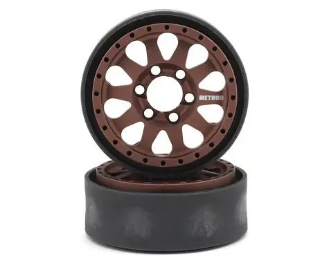 Vanquish Products Method 101 V2 1.9" Beadlock Crawler Wheels (Bronze/Black) 1