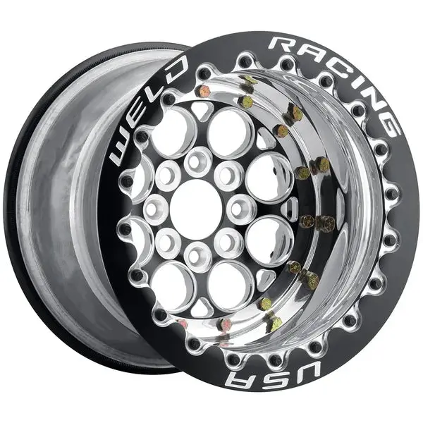Weld Racing Magnum Import 13X10 / 4X100 Bp / Et-13 / 5In Bs Wheel - Black Single Beadlock 1