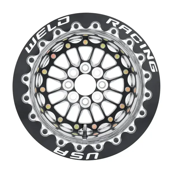 Weld Racing Tuner Import 13X10 / 4X100 Bp / Et-13 / 5In Bs Wheel - Black Single Beadlock 2