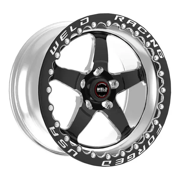 Weld Racing S71 Beadlock 15X10 / 5X120mm Bp / Et51 / 7.5In. Bs Black Wheel (Medium Pad) 1