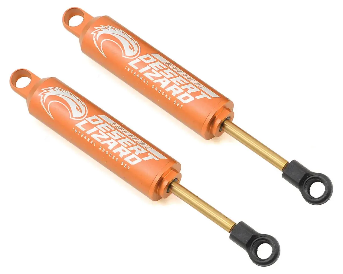 Yeah Racing 90Mm Desert Lizard Two Stage Internal Spring Shock (2) (Orange) 1