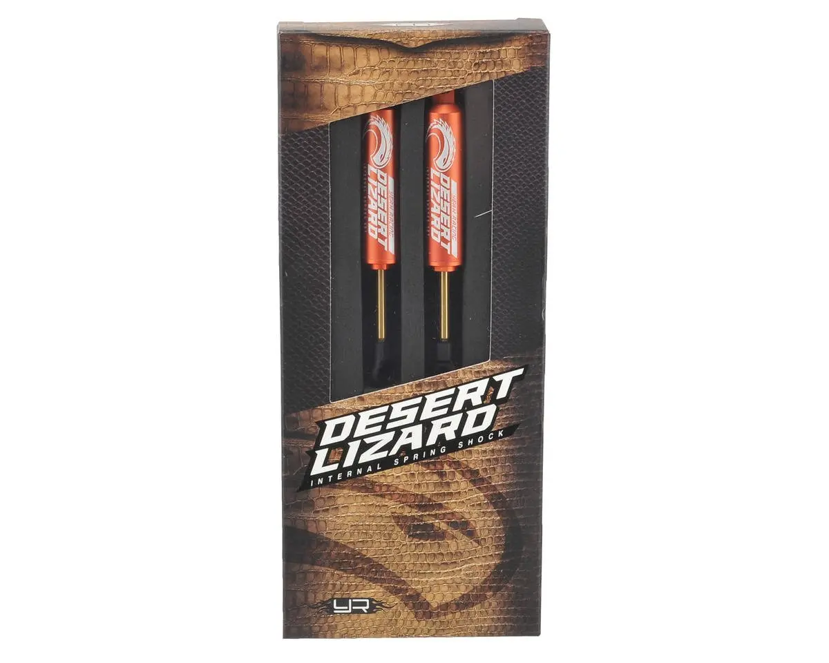 Yeah Racing 90Mm Desert Lizard Two Stage Internal Spring Shock (2) (Orange) 2