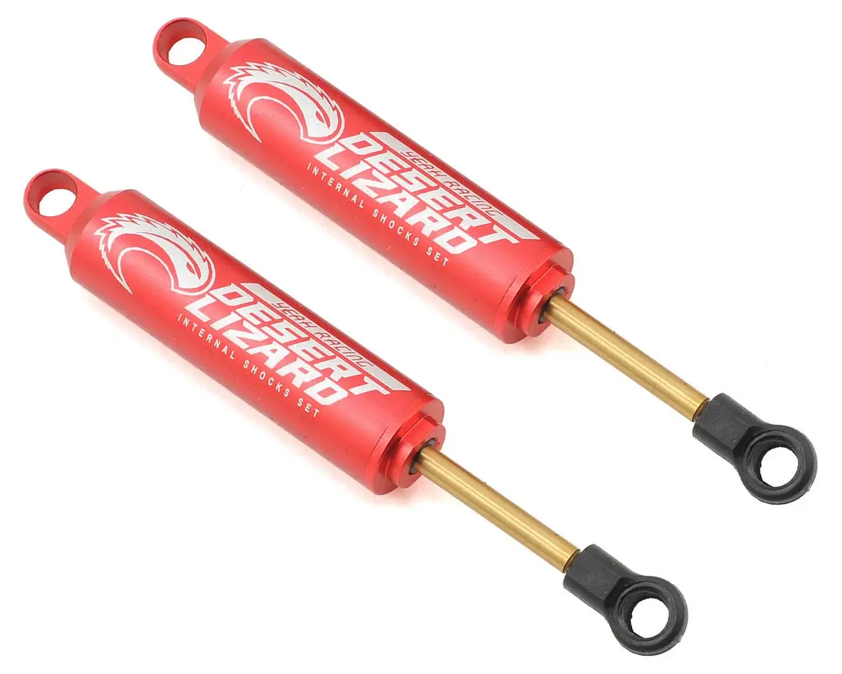 Yeah Racing 90Mm Desert Lizard Two Stage Internal Spring Shock (2) (Red) 1