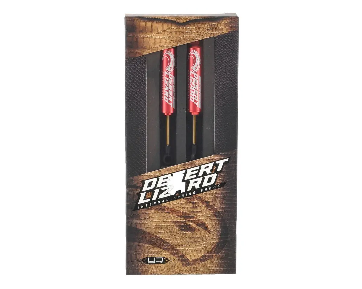 Yeah Racing 90Mm Desert Lizard Two Stage Internal Spring Shock (2) (Red) 2