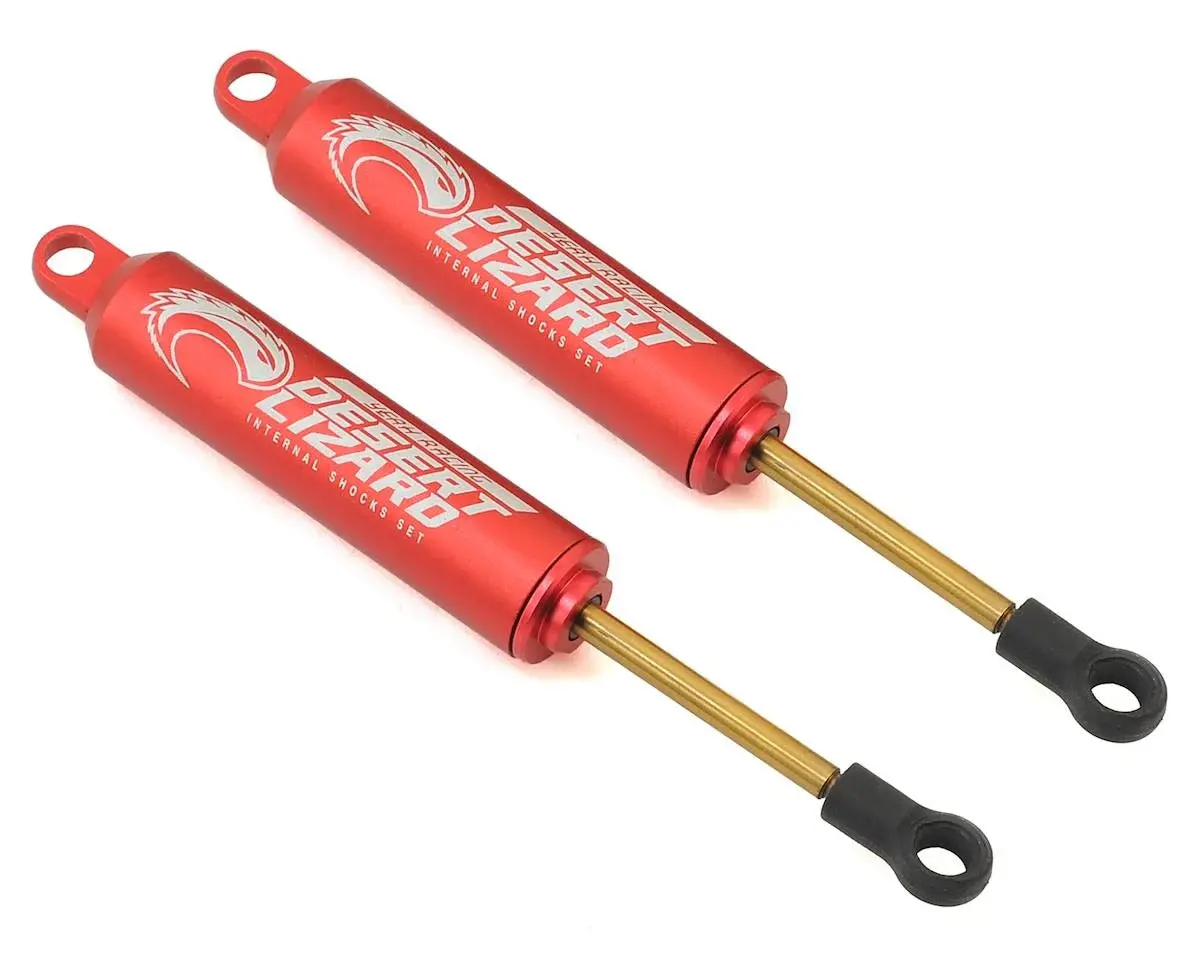 Yeah Racing 100Mm Desert Lizard Two Stage Internal Spring Shock (2) (Red) 1