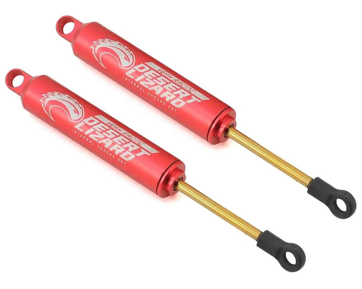 Yeah Racing 110Mm Desert Lizard Two Stage Internal Spring Shock (2) (Red) 1