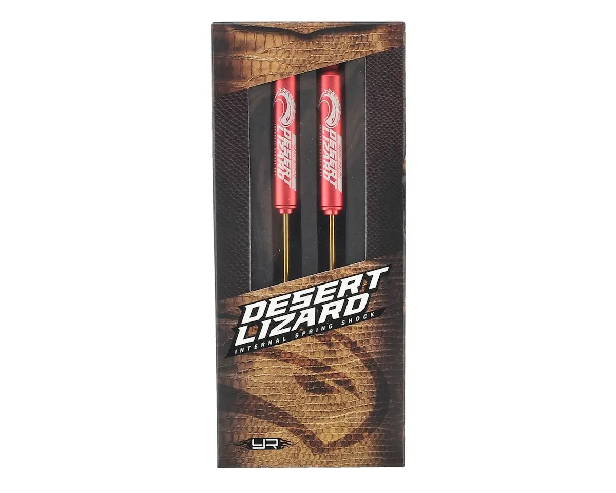 Yeah Racing 110Mm Desert Lizard Two Stage Internal Spring Shock (2) (Red) 2
