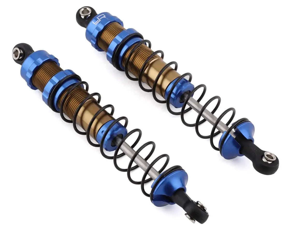 Yeah Racing 105Mm Tr-Xb Aluminum Big Bore Shocks (Blue, 2-Pack) – Tuned For Traxxas Slash & Sc Trucks [Yea-Trsl-018Bu] 1