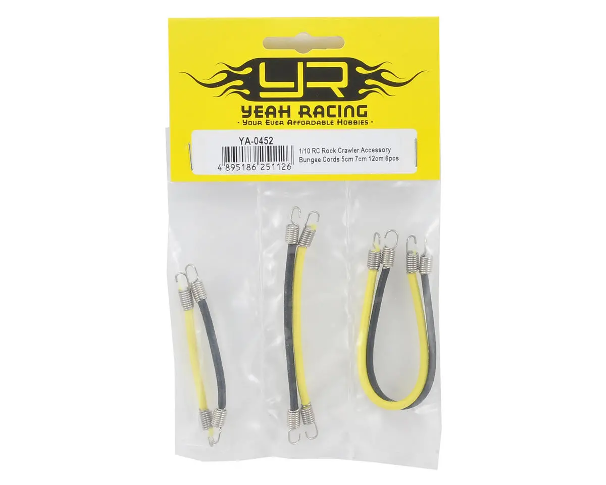 Yeah Racing 1/10 Crawler Scale Accessory Set (Bungeecords - 3 1