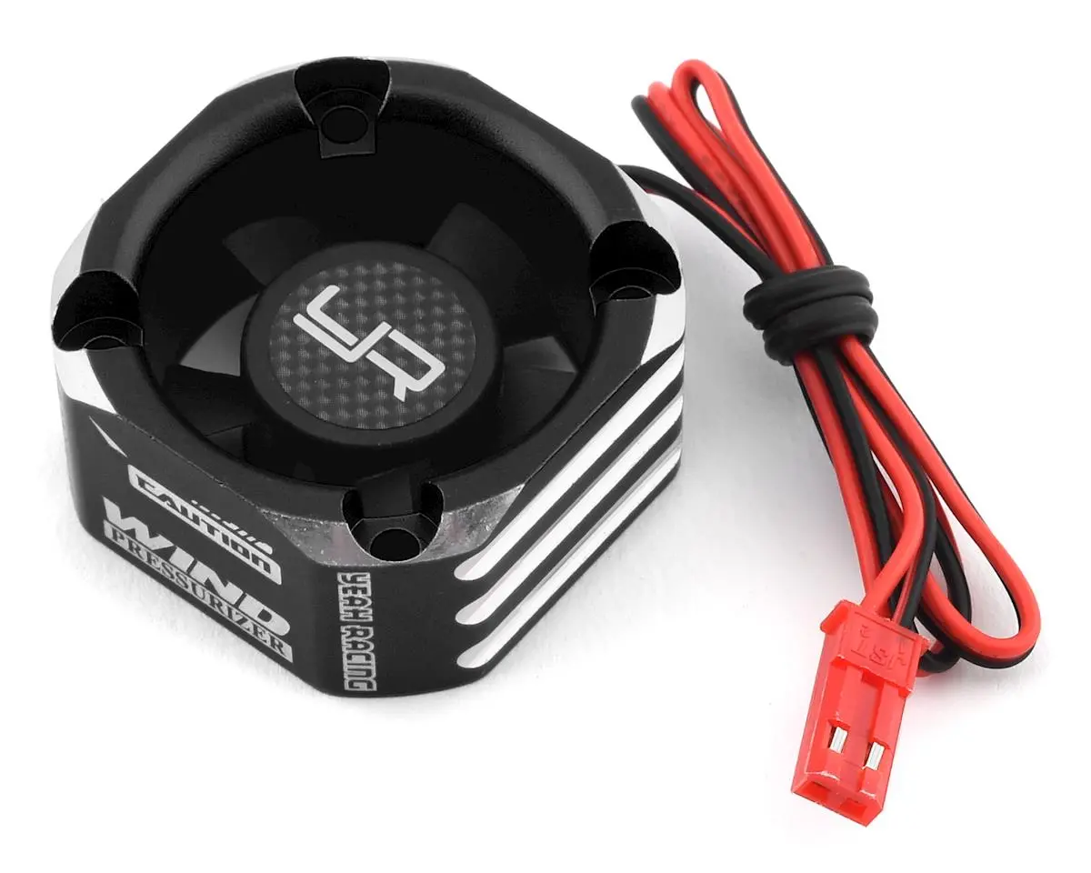 Yeah Racing 30X30mm Aluminum Case Booster Fan (Black) 1