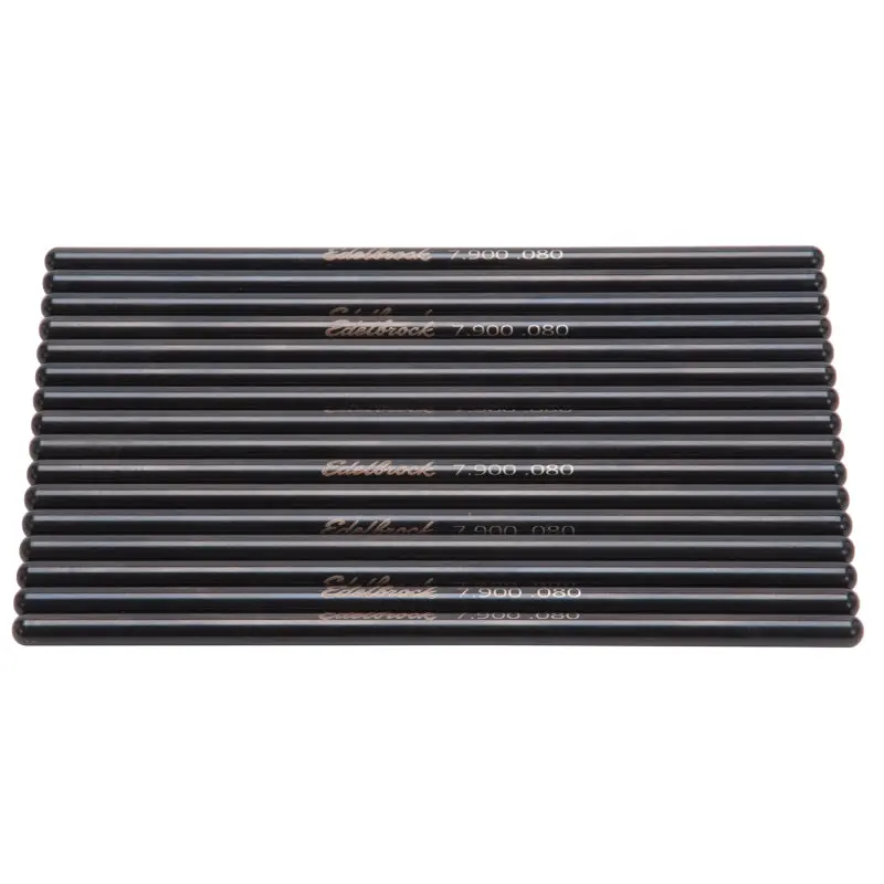 Edelbrock Small-Block Chevy Push Rod Set – 16-Piece, +0.100″ Length 1