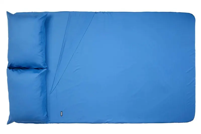 Thule Tepui Foothill Bedding Kit – Includes Fitted Sheet, Flat Sheet, And Two Pillowcases (84 X 47 Inches), Blue 1