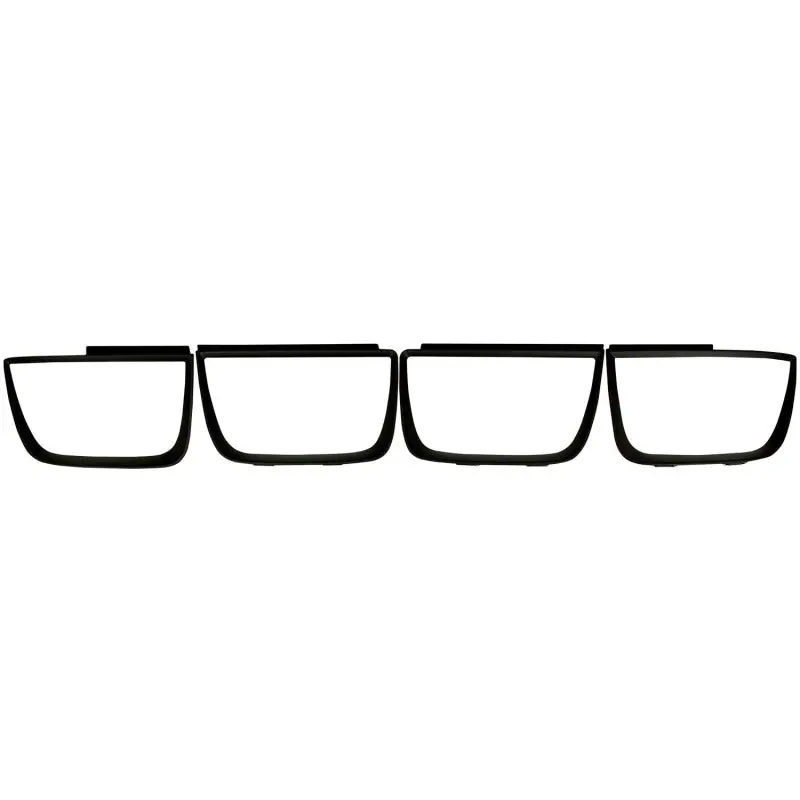 Anzo Flat-Black Taillight Bezels For 2010–2013 Chevrolet Camaro – 4-Piece Trim Kit 1