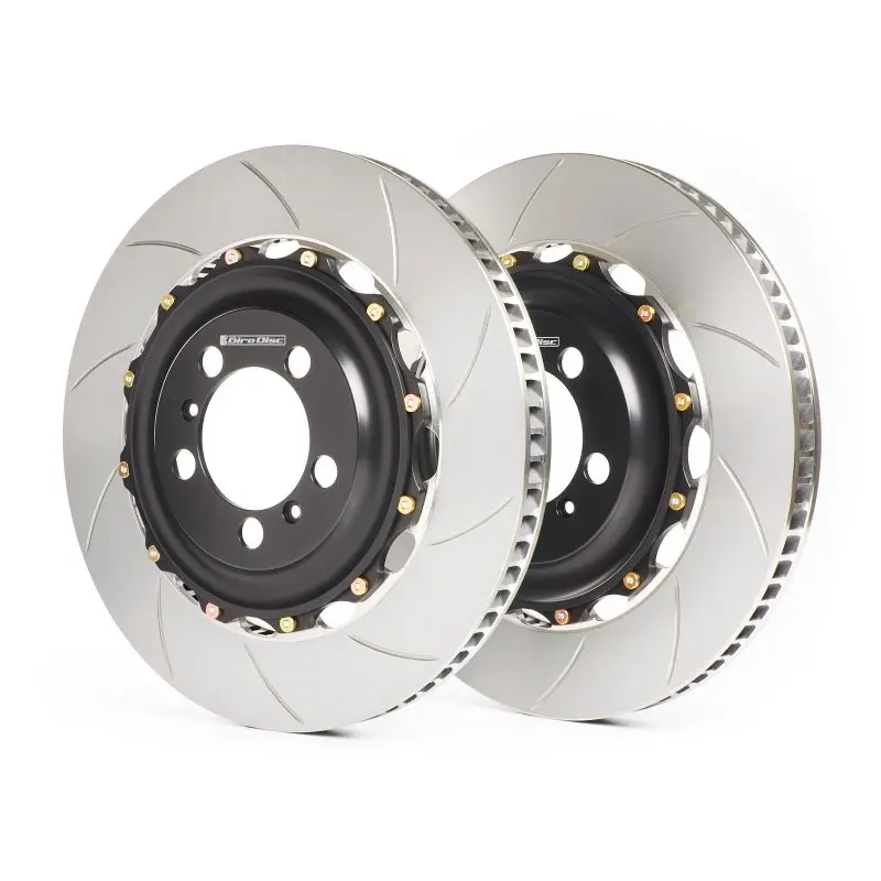 Girodisc Slotted Rear Brake Rotors For 2018+ Subaru Wrx Sti (Requires Rear Pad Trimming) 1