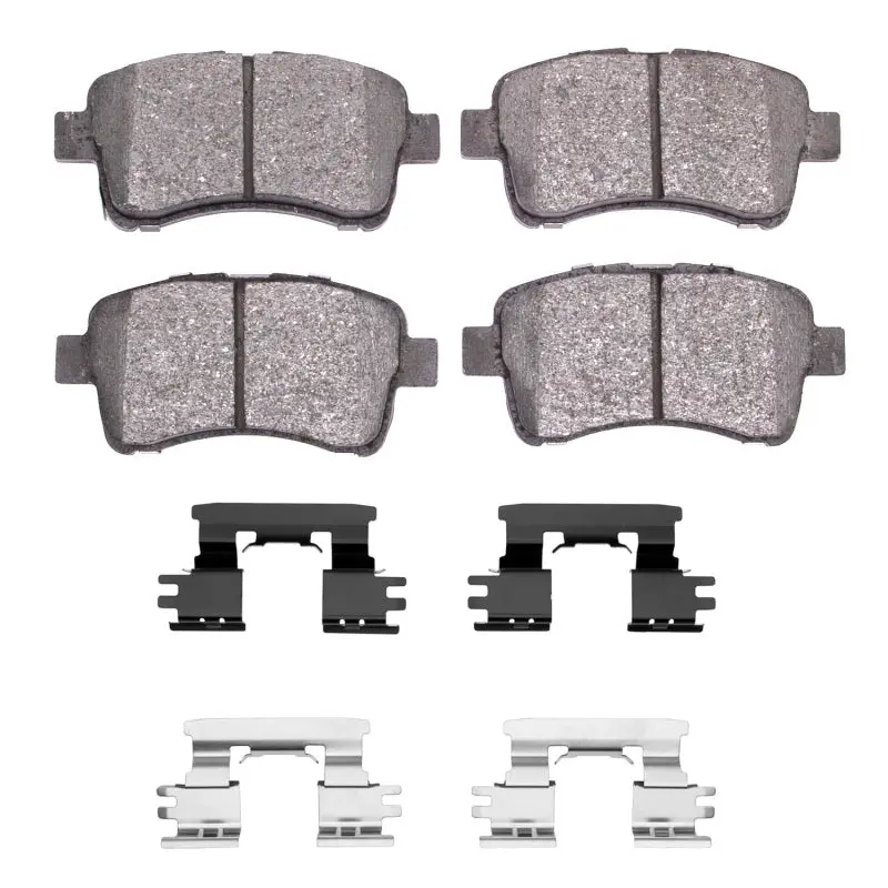 R1 Optimum Oe Brake Pad & Hardware Kit For 2002–2005 Suzuki Aerio – Front Axle Replacement 1