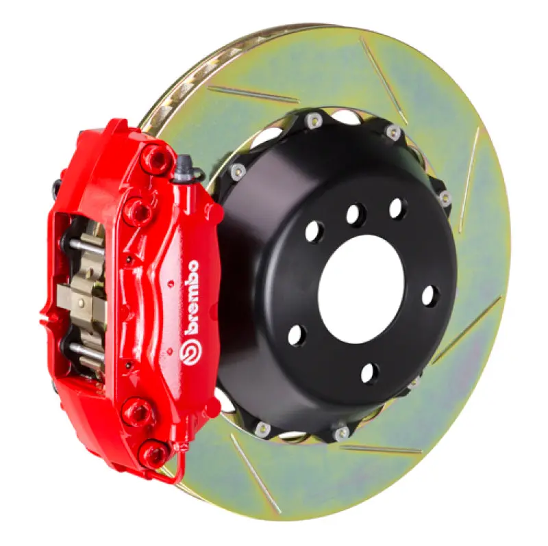 Brembo Gt Big Brake Kit – Rear 4-Piston Calipers & Slotted 345X28Mm Two-Piece Rotors For 2001–2002 Dodge Viper Rt/10 1