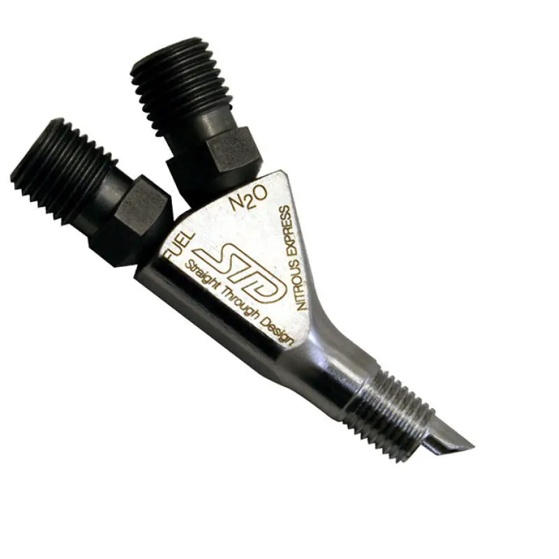 Nitrous Express Straight-Through Nitrous Nozzle With Fittings – Replaces Any 1/16 Npt Threaded Nozzle 1
